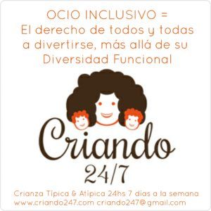 ocio inclusivo el derecho de todos y todas a divertirse más allá de su diversidad funcional logo de criando 24/7