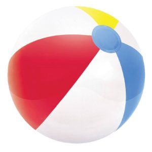 pelota hinchable de colores