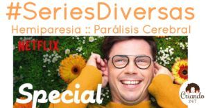 #SeriesDiversas #Criando247 Special de Netflix. Cartel con el protagonista, Ryan, sonriendo recostado sobre el césped.