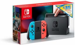 Nintendo switch con cupon de descuento de 35 euros