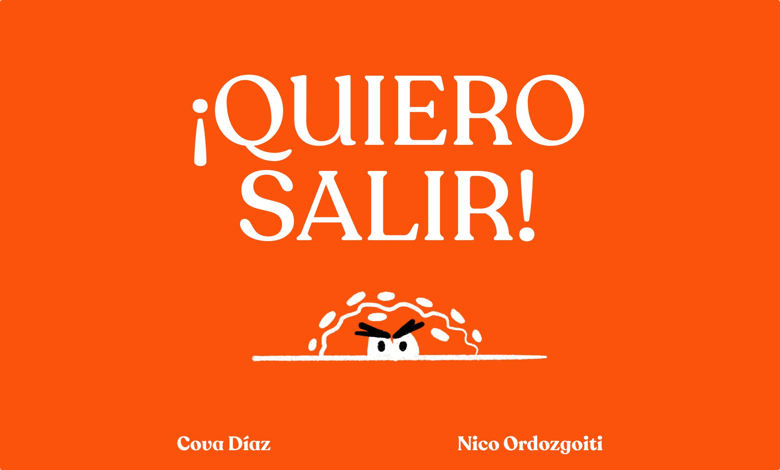 PORTADA DEL CUENTO GRATIS ¡QUIERO SALIR! De Cova Díaz y Nico Ordozgoiti