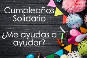 cumpleaños solidario ¿Me ayudas a ayudar?