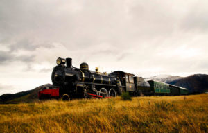 tren de vapor en Nueva Zelanda