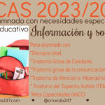 cartel que dice Becas 2023/2024